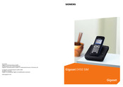 Siemens Gigaset E450 SIM Manual De Uso