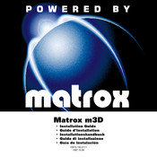 Matrox m3D Guia De Instalacion