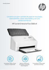 HP ScanJet Enterprise Flow 5000 s4 Guía Del Producto