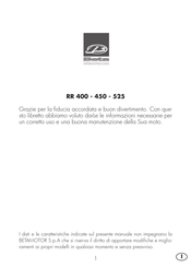 Betamotor RR 450 Manual De Instrucciones