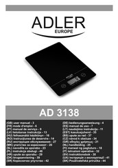 Adler europe AD 3138 Manual De Uso