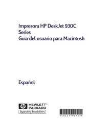 HP DeskJet 930C Serie Guia Del Usuario