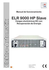 Electro-Automatik ELR 9000 HP Slave Manual De Funcionamiento