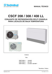 Technibel CSCF 308 LL Manual Tecnico