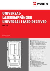 Würth LRU 18 Manual Del Usuario