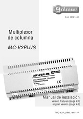 golmar MC-V2PLUS Manual De Instalación