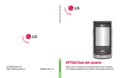 LG KF755d Guia Del Usuario