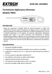 Extech Instruments TM55 Guia Del Usuario