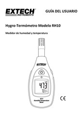 Extech Instruments RH10 Guia Del Usuario