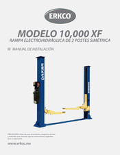 ERKCO 10,000 XF Manual De Instalación