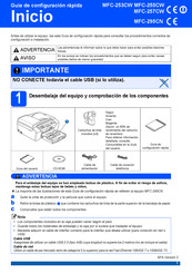 Brother MFC-257CW Guía De Configuración Rápida