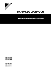 Daikin ERQ200A7W1B Manual De Operación