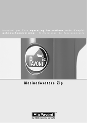 La Pavoni ZIP AUTOMATICO Manual De Instrucciones