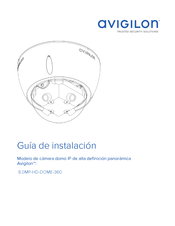 Avigilon 8.0MP-HD-DOME-360 Guia De Instalacion