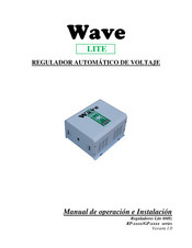 Wave LITE RP Serie Manual De Operación E Instalación