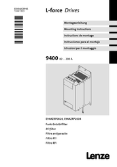 Lenze E70ACPS 0604 Instrucciones Para El Montaje