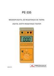 Promax PE-335 Manual De Instrucciones