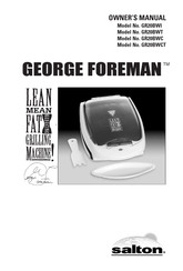 Salton George Foreman GR20BWT Manual De Instrucciones