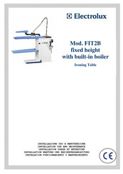 Electrolux FIT2B Manual De Instalación, Funcionamiento Y Mantenimiento