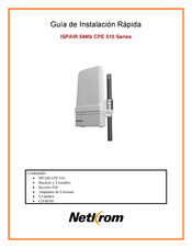 NETLROM ISPAIR 54Mb CPE 510 Serie Guía De Instalación Rápida