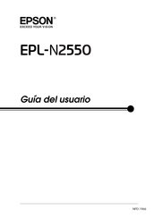 Epson EPL-N2550 Guia Del Usuario