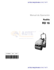 Autek RD 16 Manual De Operación