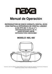 Naxa NDL-400 Manual De Operación