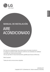 LG A3UW24GFAA Manual De Instalación