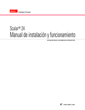 ADIC Scalar 24 Manual De Instalación Y Funcionamiento