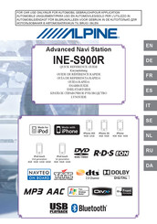 Alpine INE-S900R Guía De Referencia Rápida