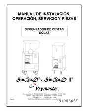 Frymaster SinBaD II Manual De Instalación, Operación, Servicio Y Piezas