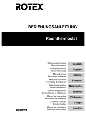 Rotex RKRTWA Manual De Operación