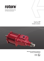 rotork PM-CP2-005 Manual De Instalación, Puesta En Servicio Y Mantenimiento