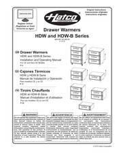 Hatco HDW-2B Manual De Instrucciones