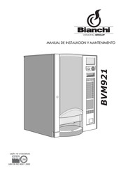 Bianchi BVM921 Serie Manual De Instalacion Y Mantenimento