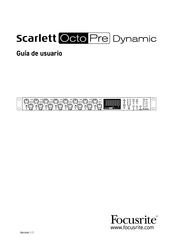 Focusrite Scarlett OctoPre Guía De Usuario