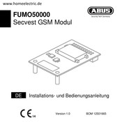 Abus FUMO50000 Manual De Instalación