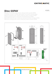 entrematic Ditec GOPAV Manual De Instalación