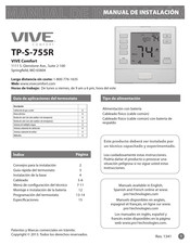 Vive Comfort TP-S-755R Manual De Instalación