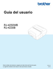 Brother RJ-4250WB Guia Del Usuario