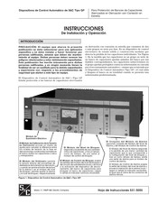 S&C GP Serie Instrucciones De Instalación Y  Operación