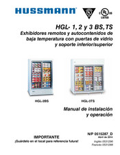 Hussmann HGL-1BS Manual De Instalación Y Operación