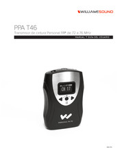 Williams Sound Personal PA PPA T46 Manual Y Guia Del Usuario