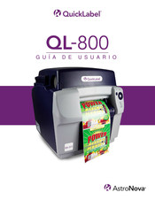 AstroNova QuickLabel QL-800 Guía De Usuario