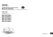 Toshiba MMU-AP0074MH-E Manual De Instalación