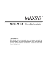 Maxsys PC4164-RS Manual De Instalación