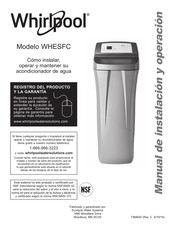 Whirlpool WHESFC Manual De Instalación Y Operación