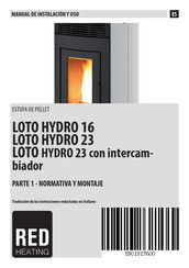 Red Heating LOTO HYDRO 16 Manual De Instalacion Y Uso