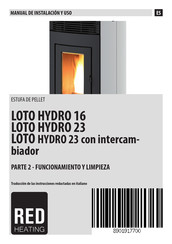 Red Heating LOTO HYDRO 16 Manual De Instalacion Y Uso