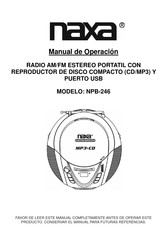 Naxa NPB-246 Manual De Operación